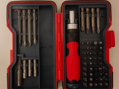 Trusă șurubelniță cu 52 de capete