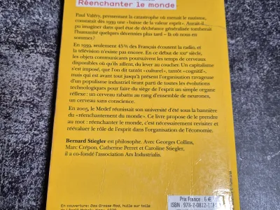 BERNARD STIEGLER - Réenchanter le monde