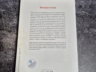 SERGE LATOUCHE, BON POUR LA CASSE