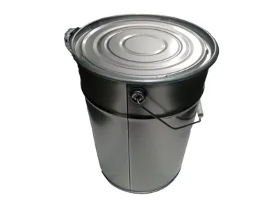 Recipient metalic cu capac