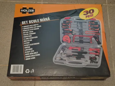 Set scule de mana Holzer HD0830-01, 30 piese