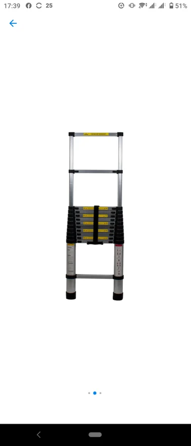 Scara telescopica Al 3.8m,1tronson